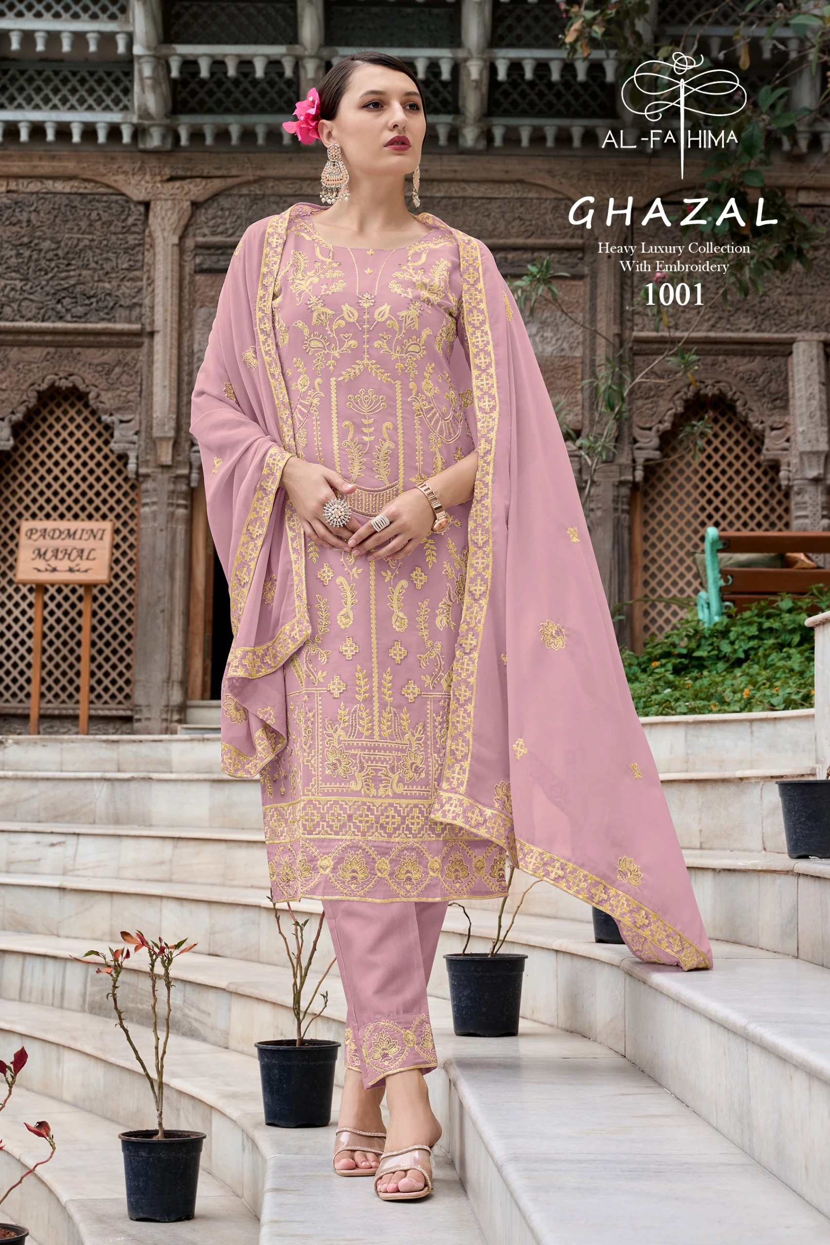 Al-Fathima Ghazal Faux Georgette Wholesale Readymade Salwar Suit Catalog — Wholesale Pakistani Suits, MPA wholesale from Surat - Gallery Image 5